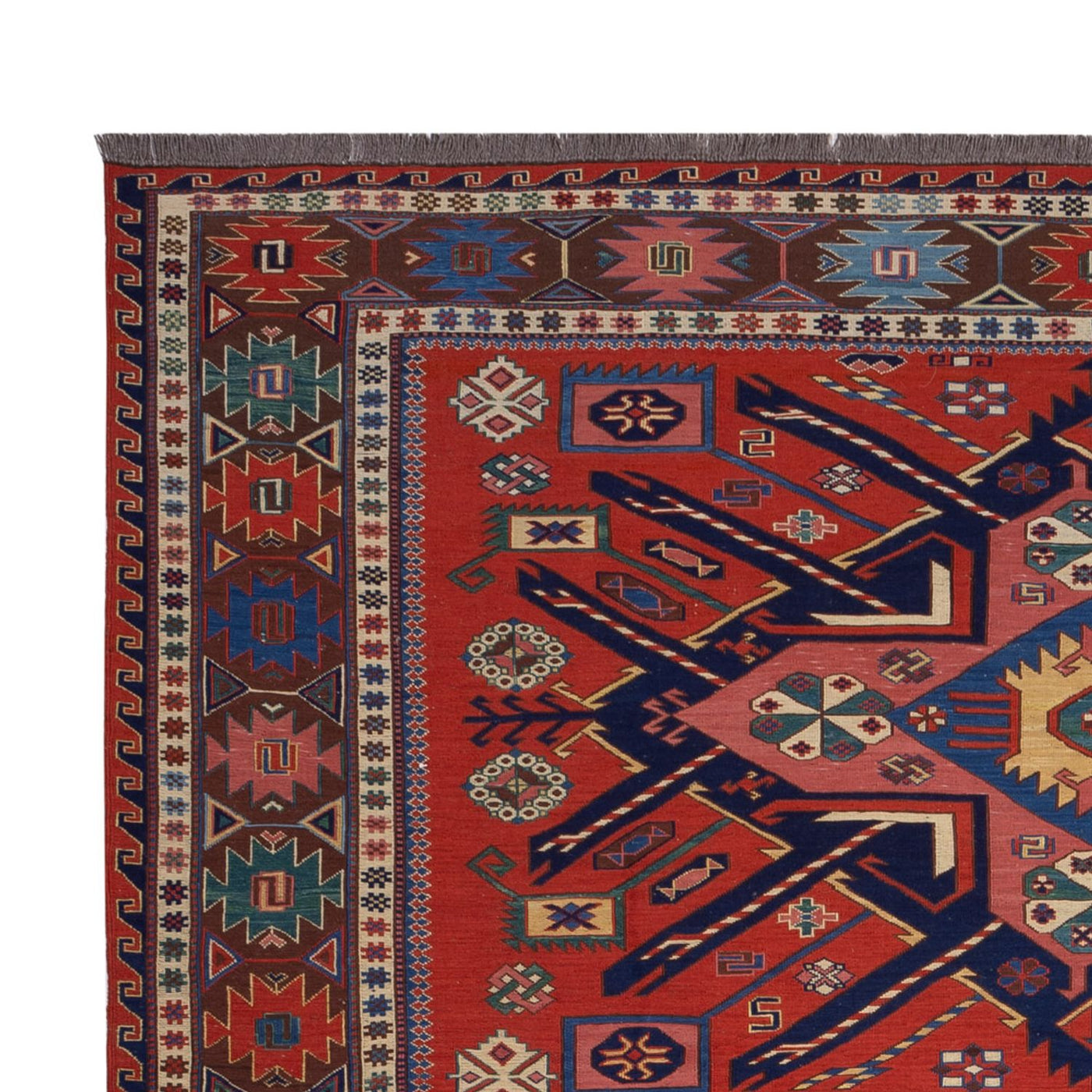 Kelim Afghan Teppich 292x218cm