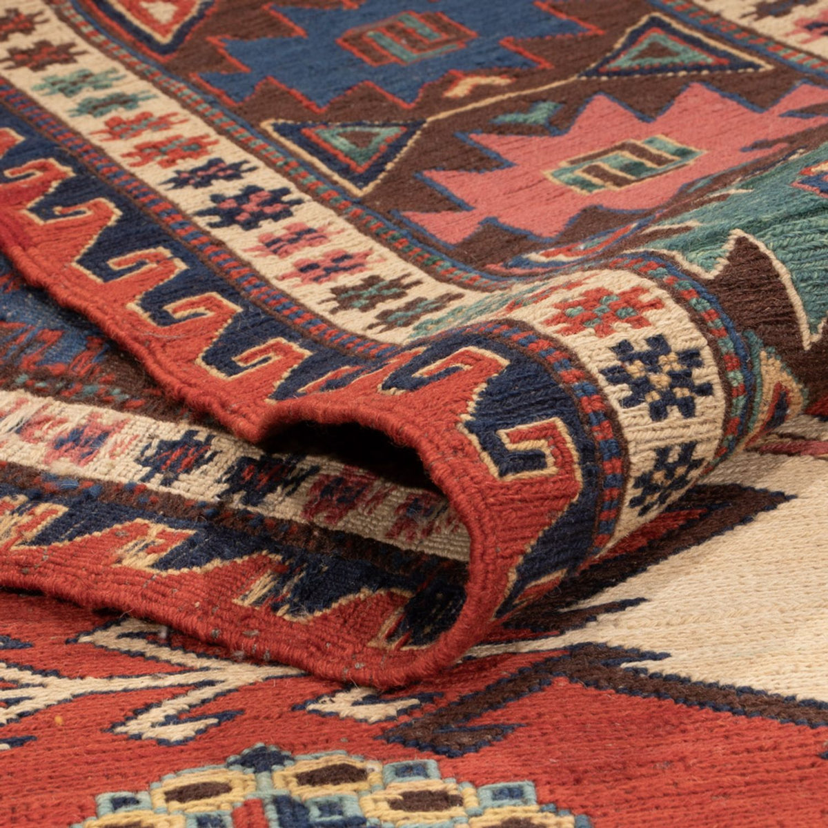 Kelim Teppich - Oriental - Soumak - 292 x 218 cm - rot