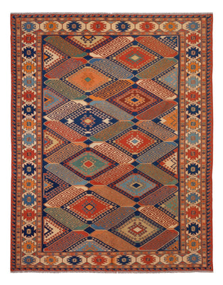 Kelim Teppich - Oriental - Soumak - 272 x 205 cm - mehrfarbig