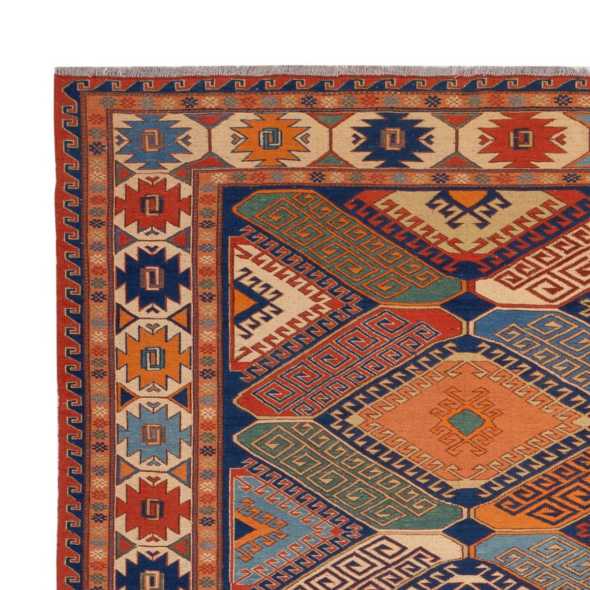 Kelim Teppich - Oriental - Soumak - 272 x 205 cm - mehrfarbig