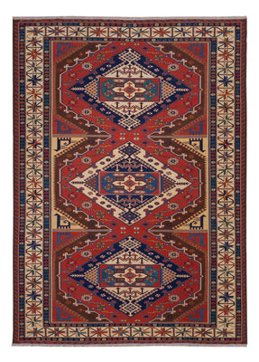 Kelim Teppich - Oriental - Soumak - 282 x 204 cm - rot