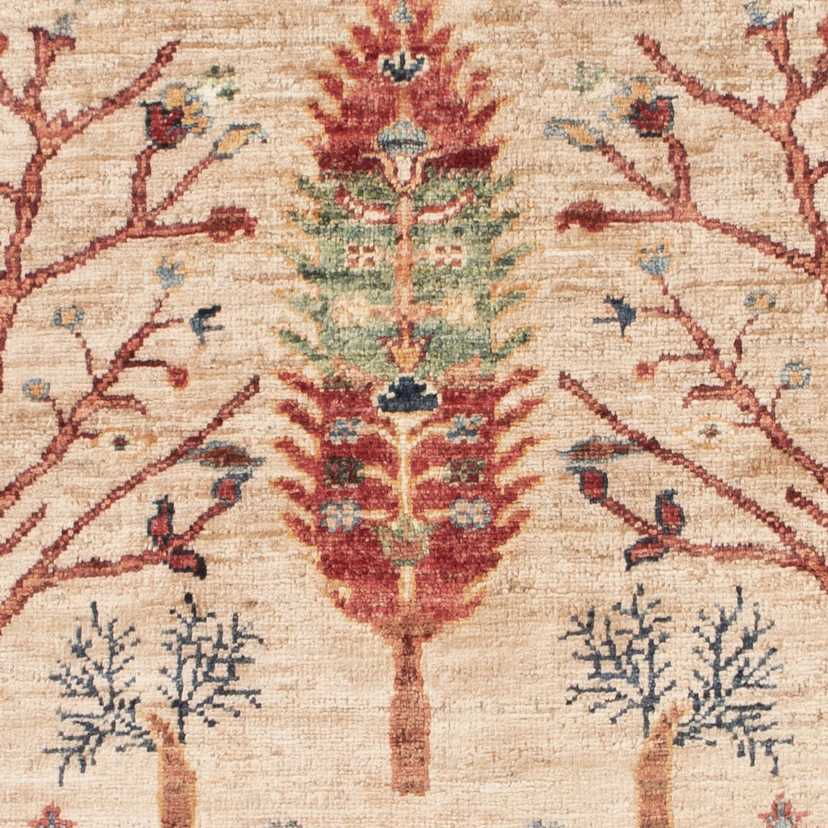 Ziegler Teppich - Ariana - 144 x 102 cm - dunkelbeige