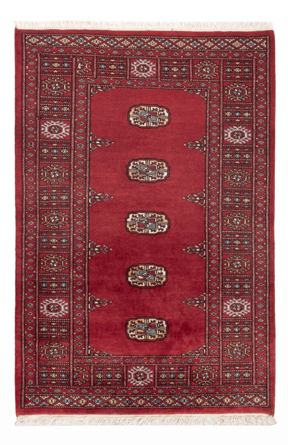 Pakistan Teppich - 132 x 89 cm - rot