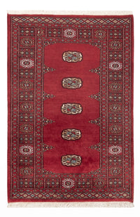 Pakistan Teppich - 132 x 89 cm - rot