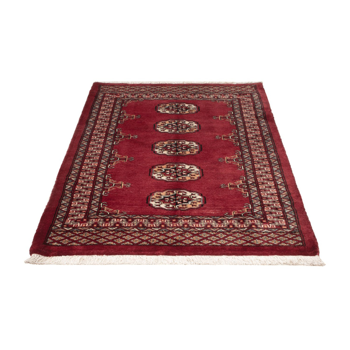 Pakistan Teppich - 129 x 83 cm - rot