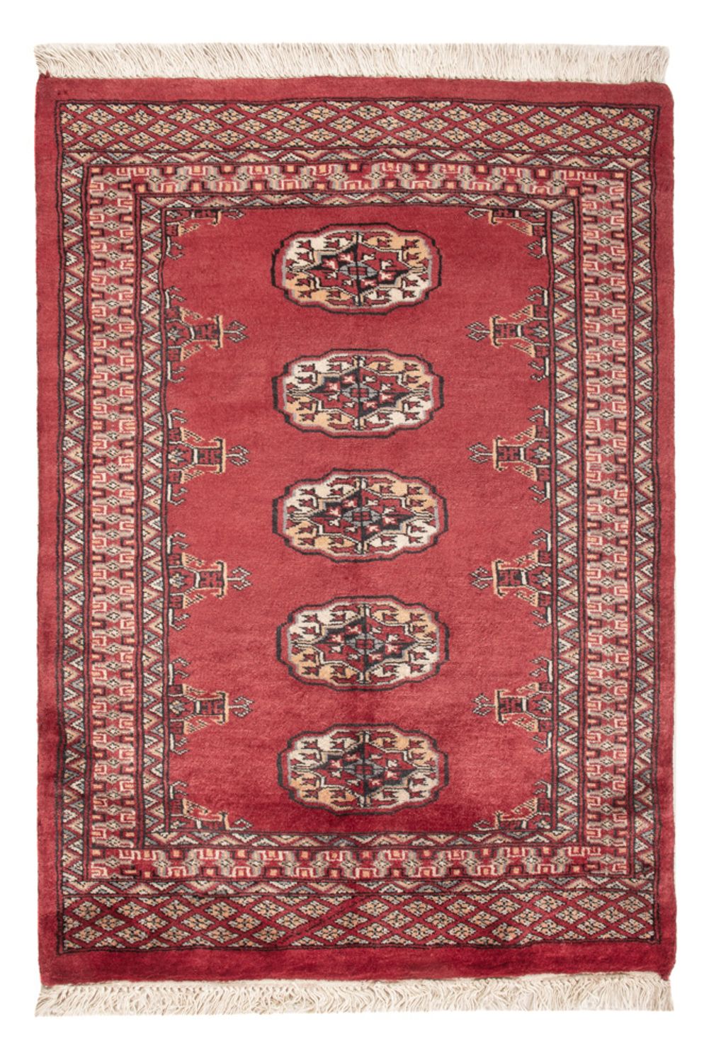 Pakistan Teppich - 114 x 79 cm - rot