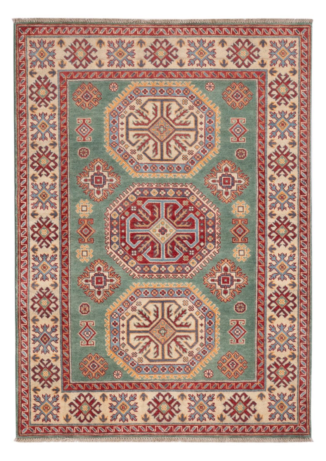 Ziegler Teppich - Kazak - 178 x 122 cm - grün