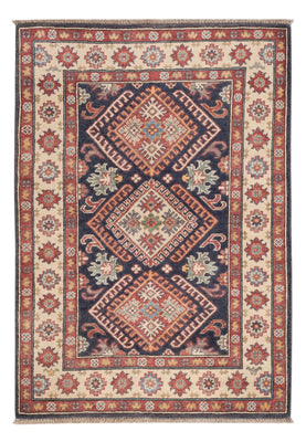 Ziegler Teppich - Kazak - 147 x 99 cm - dunkelblau