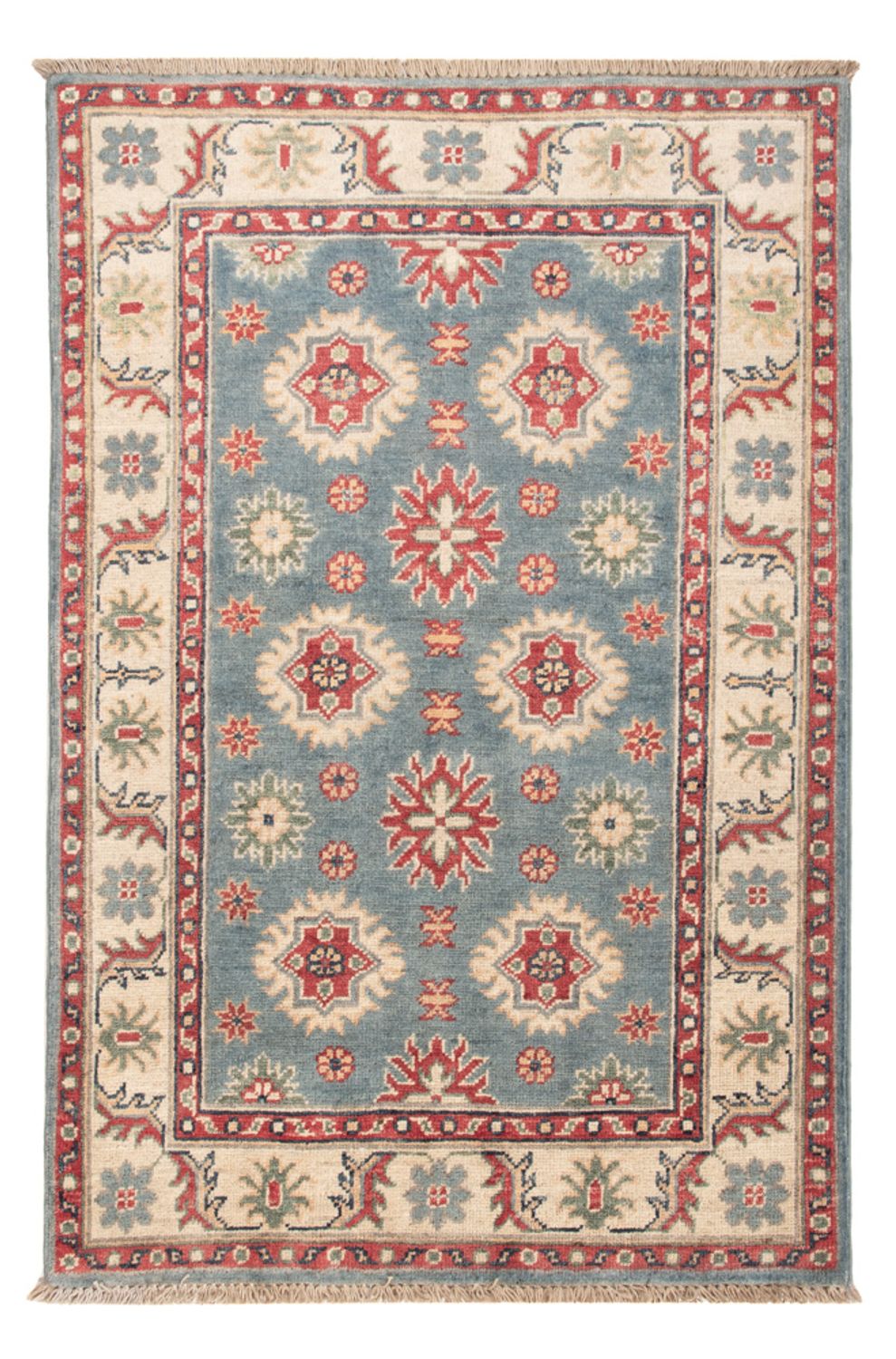 Ziegler Teppich - Kazak - 122 x 80 cm - hellblau