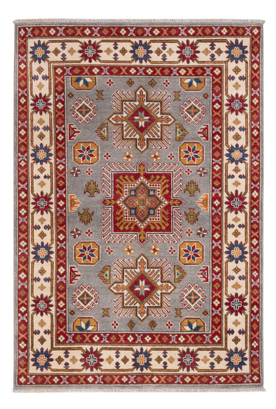Kazak Teppich 122x181cm - Orientteppich - hellblau