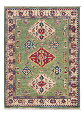 Ziegler Teppich - Kazak - 139 x 102 cm - grün