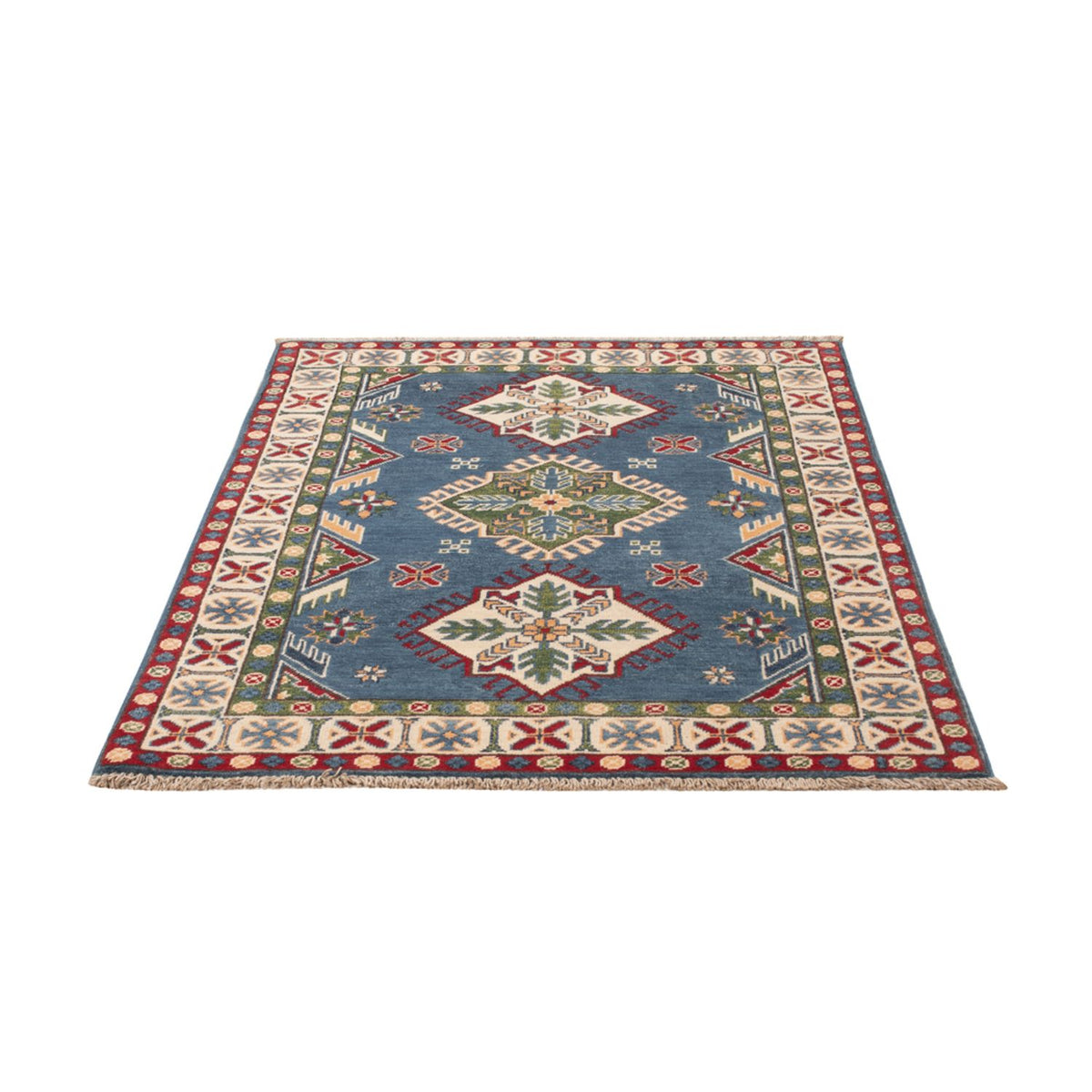 Ziegler Teppich - Kazak - 142 x 101 cm - blau