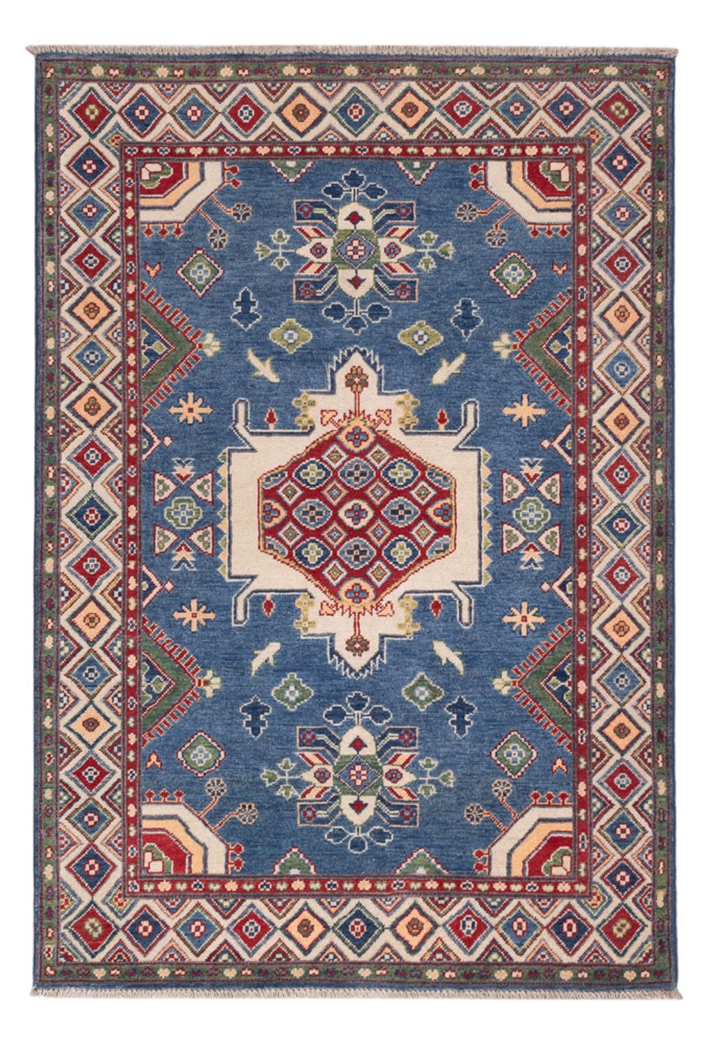 Ziegler Teppich - Kazak - 183 x 122 cm - blau