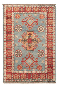 Ziegler Teppich - Kazak - 88 x 59 cm - hellblau