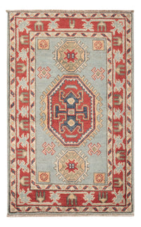 Ziegler Teppich - Kazak - 96 x 60 cm - hellblau