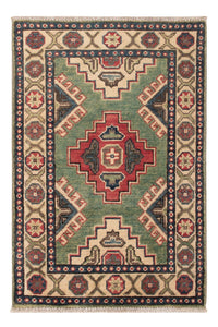 Ziegler Teppich - Kazak - 90 x 60 cm - grün