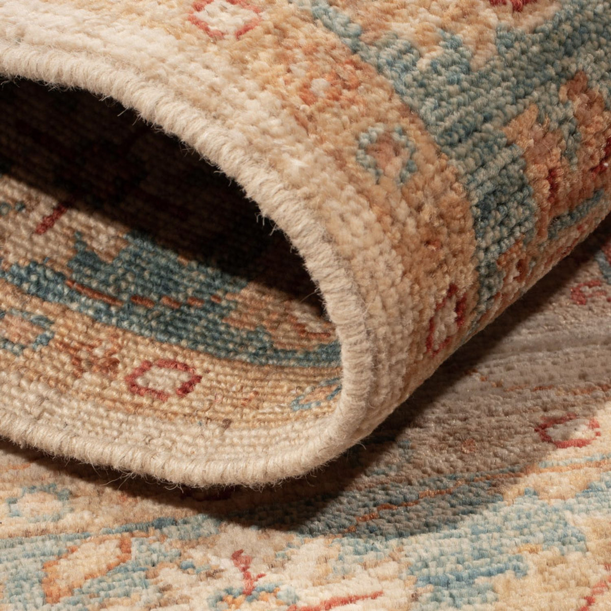 Ziegler Teppich - 94 x 71 cm - beige