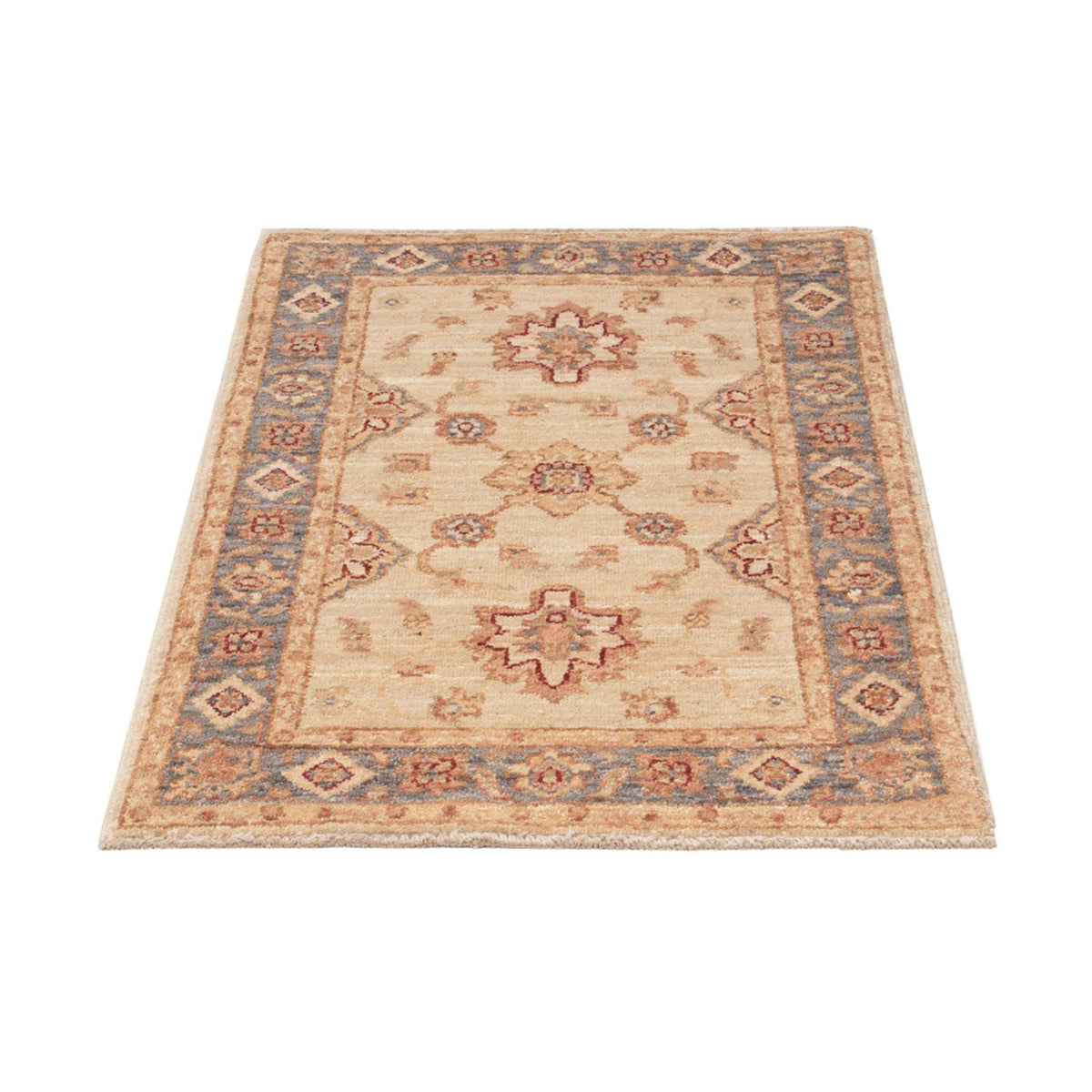 Ziegler Teppich - 90 x 58 cm - beige