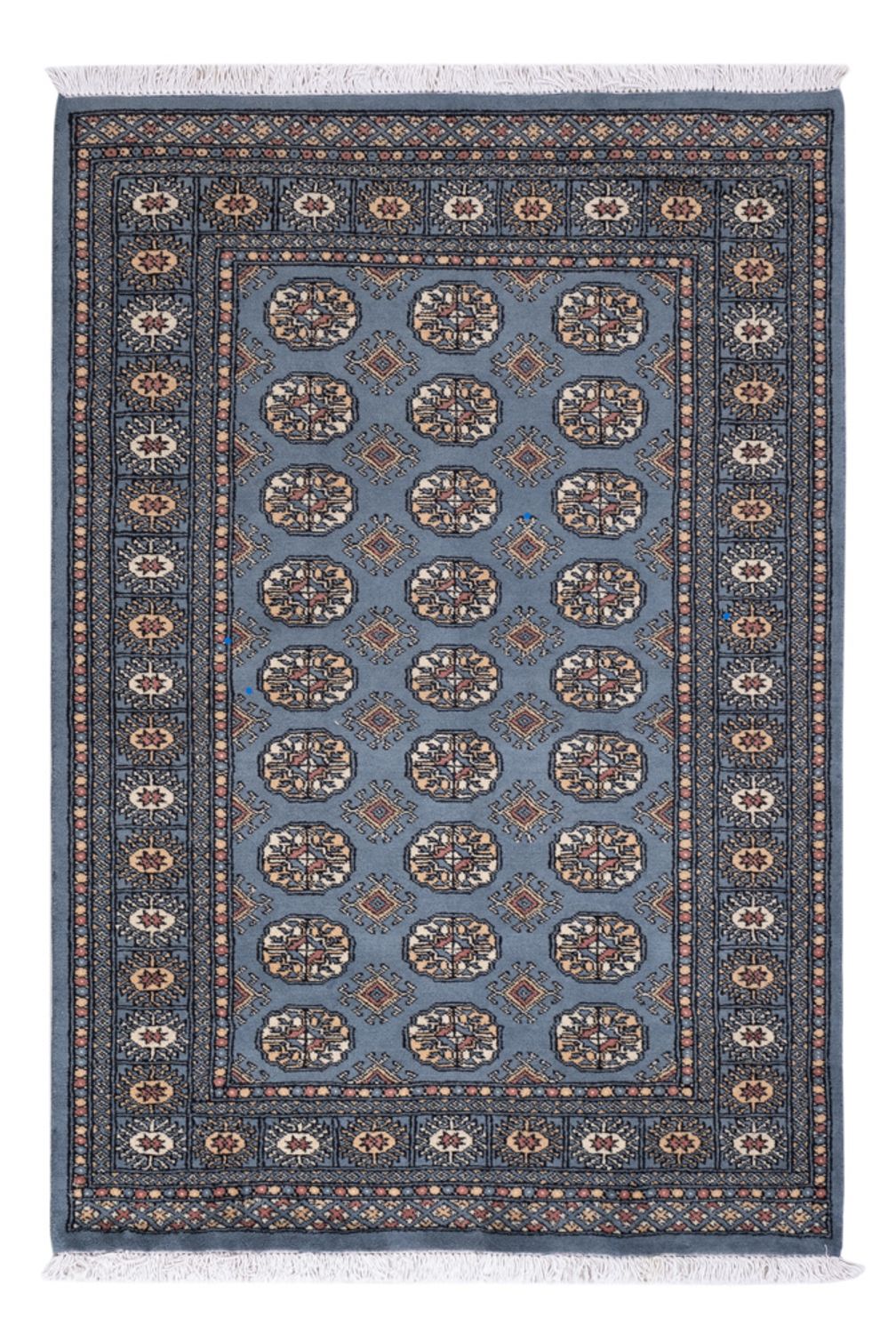 Pakistan Teppich - 183 x 124 cm - blau