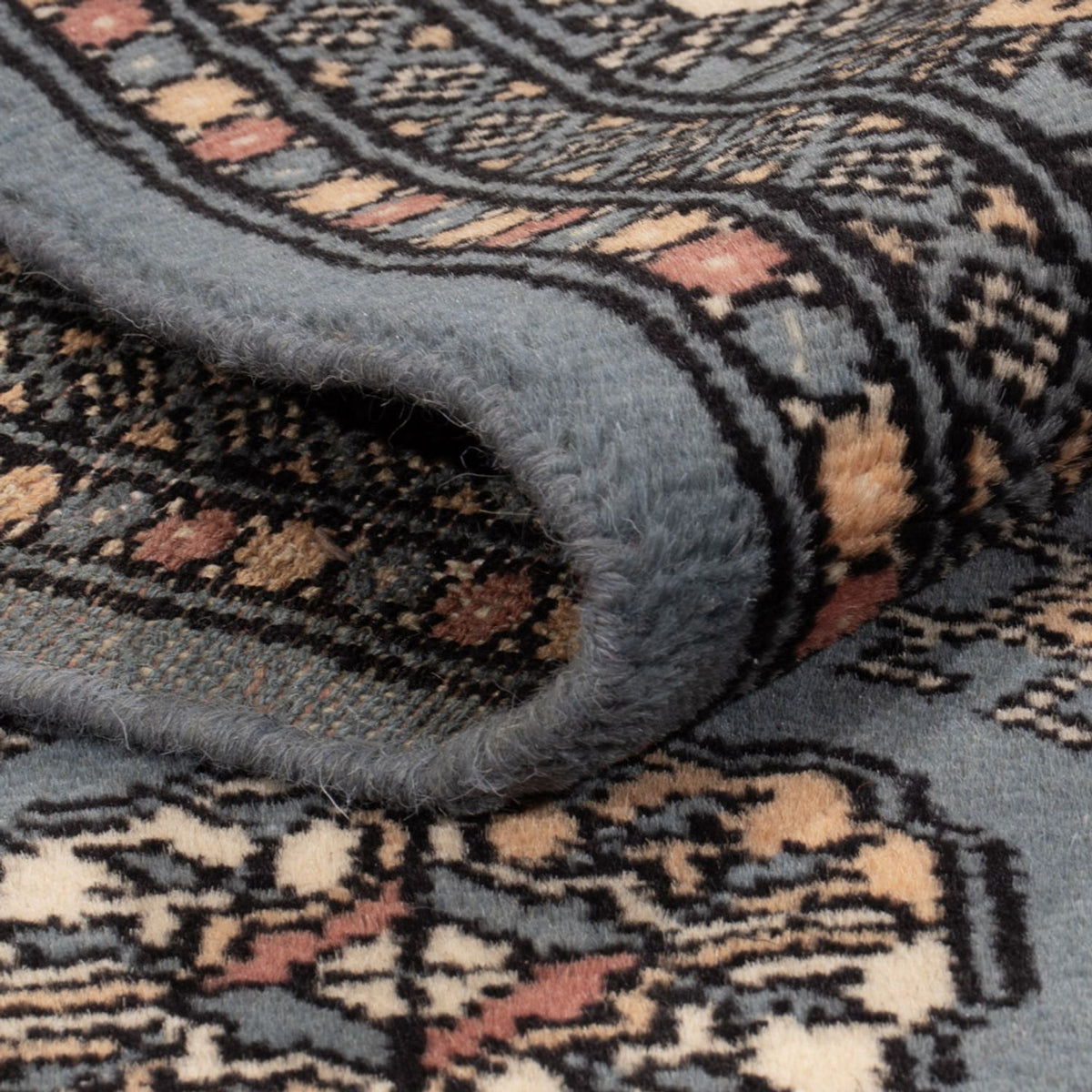 Pakistan Teppich - 190 x 124 cm - blau