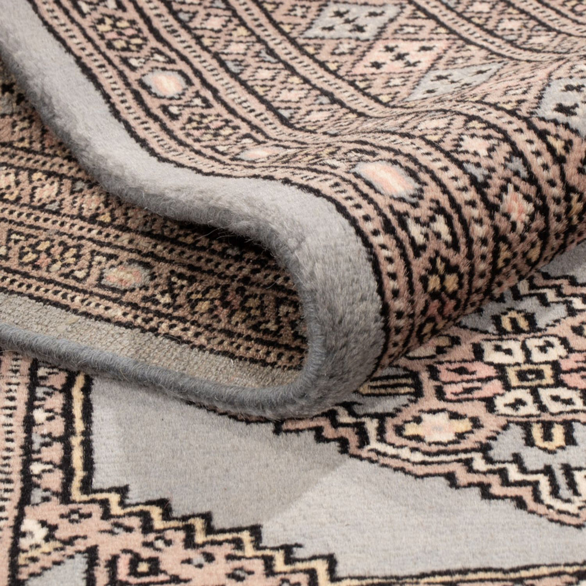 Pakistan Teppich - 181 x 124 cm - hellblau