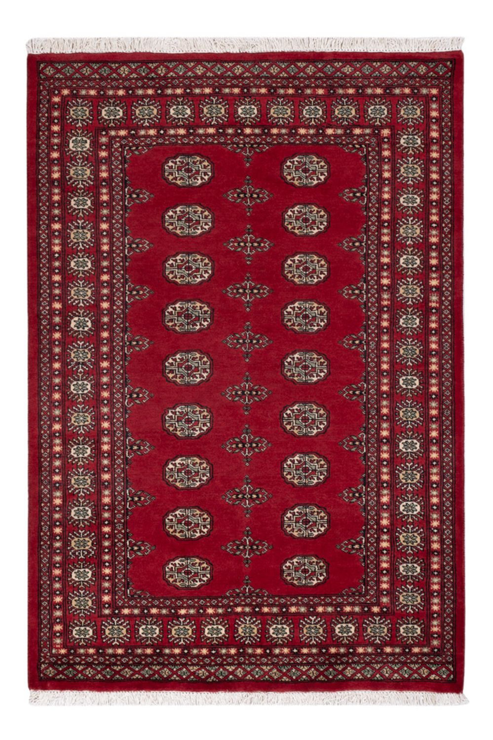 Pakistan Teppich - 189 x 126 cm - rot