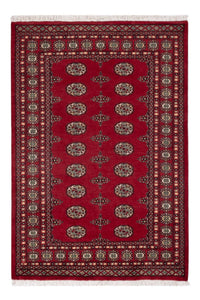 Pakistan Teppich - 189 x 126 cm - rot