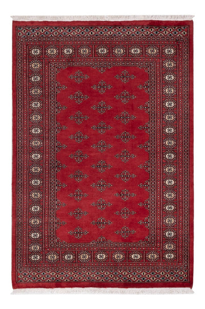 Pakistan Teppich 124x183cm - Orientteppich - rot