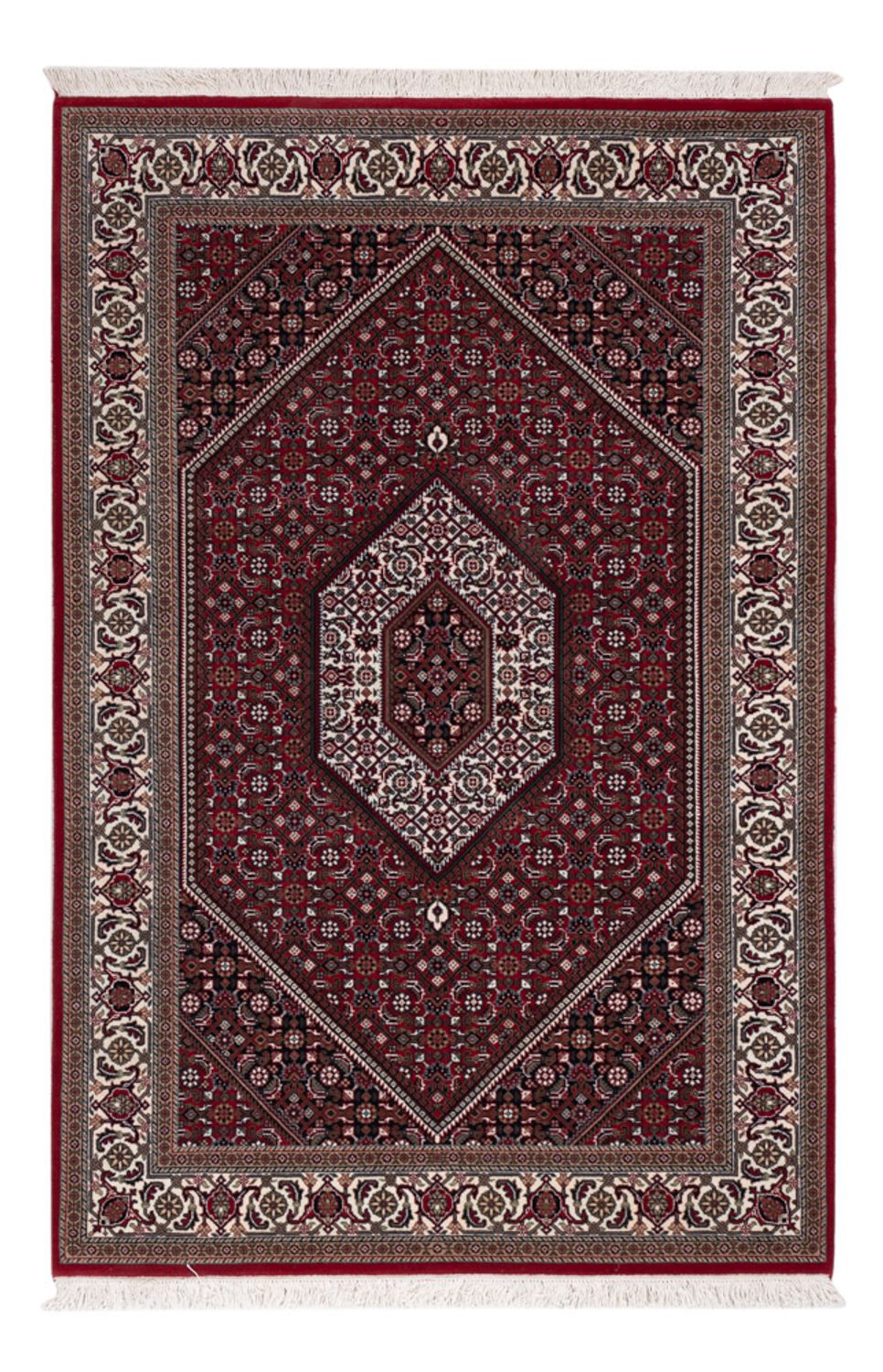 Orientteppich - Bidjar - Indus - 182 x 122 cm - dunkelbeige
