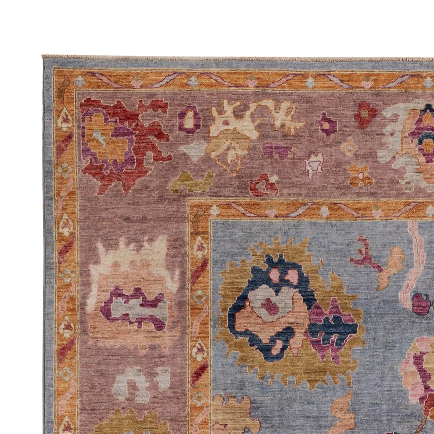 Ziegler Teppich - Usak - 289 x 202 cm - hellblau