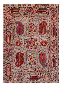 Designer Teppich - 380 x 271 cm - rot