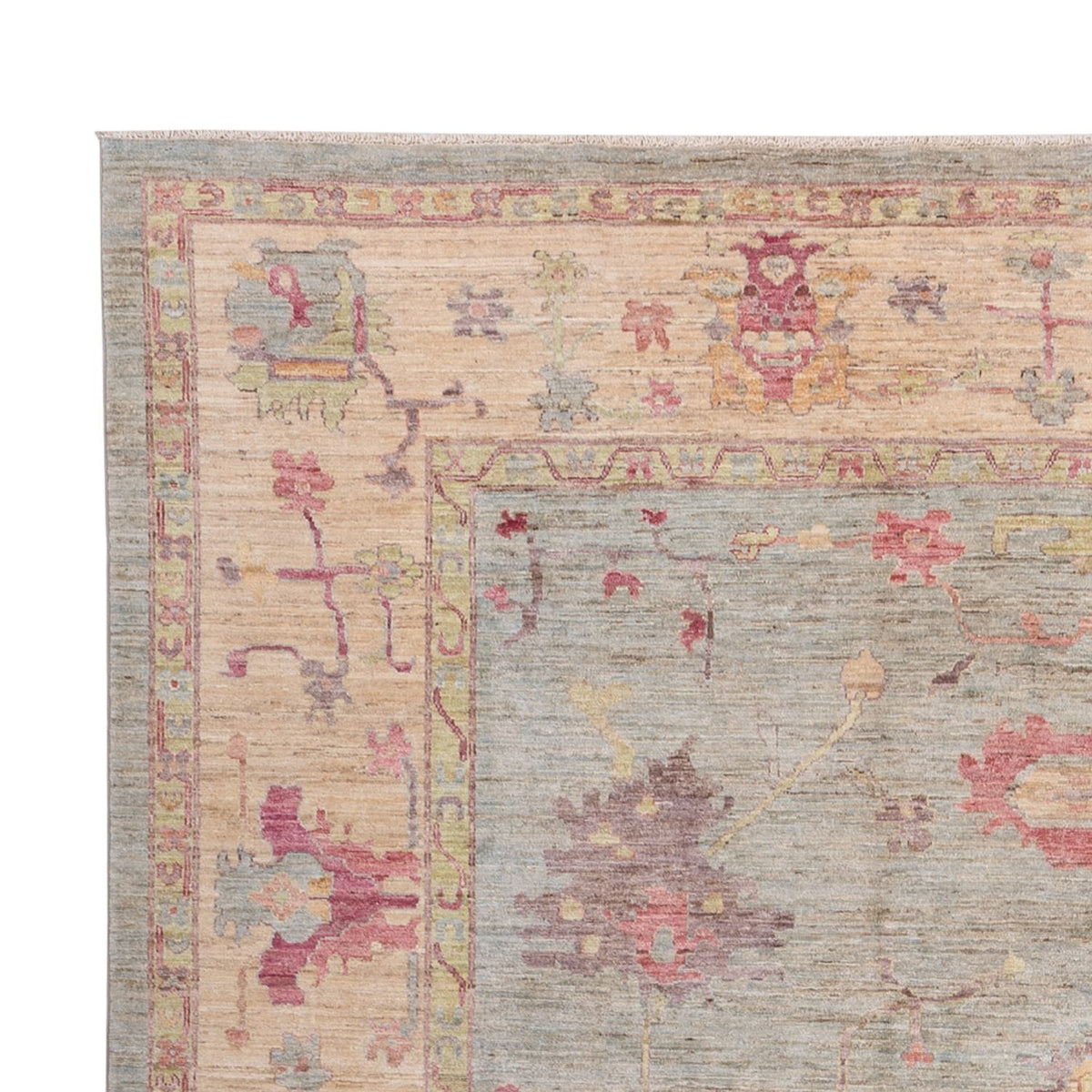 Ziegler Teppich - Usak - 366 x 264 cm - hellblau