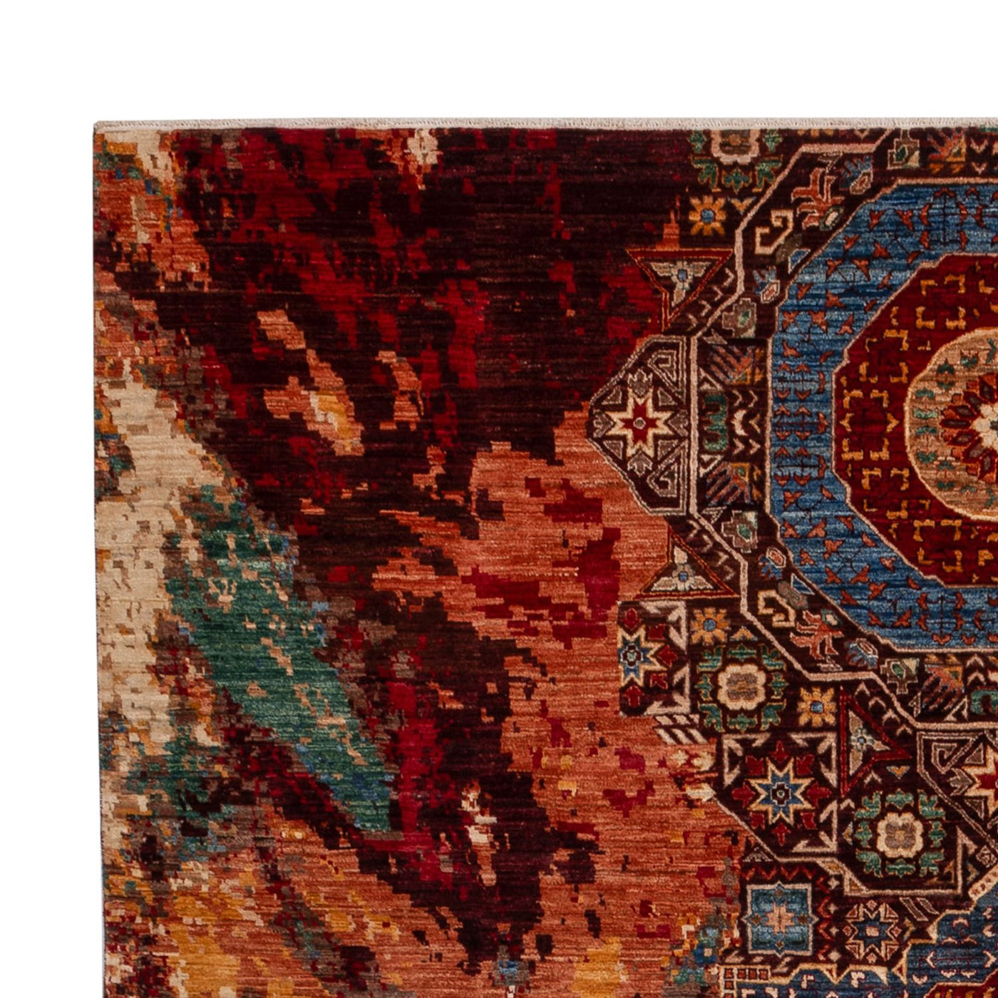Designer Teppich - 340 x 247 cm - mehrfarbig