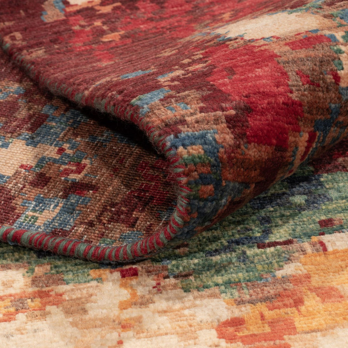 Designer Teppich - 340 x 247 cm - mehrfarbig