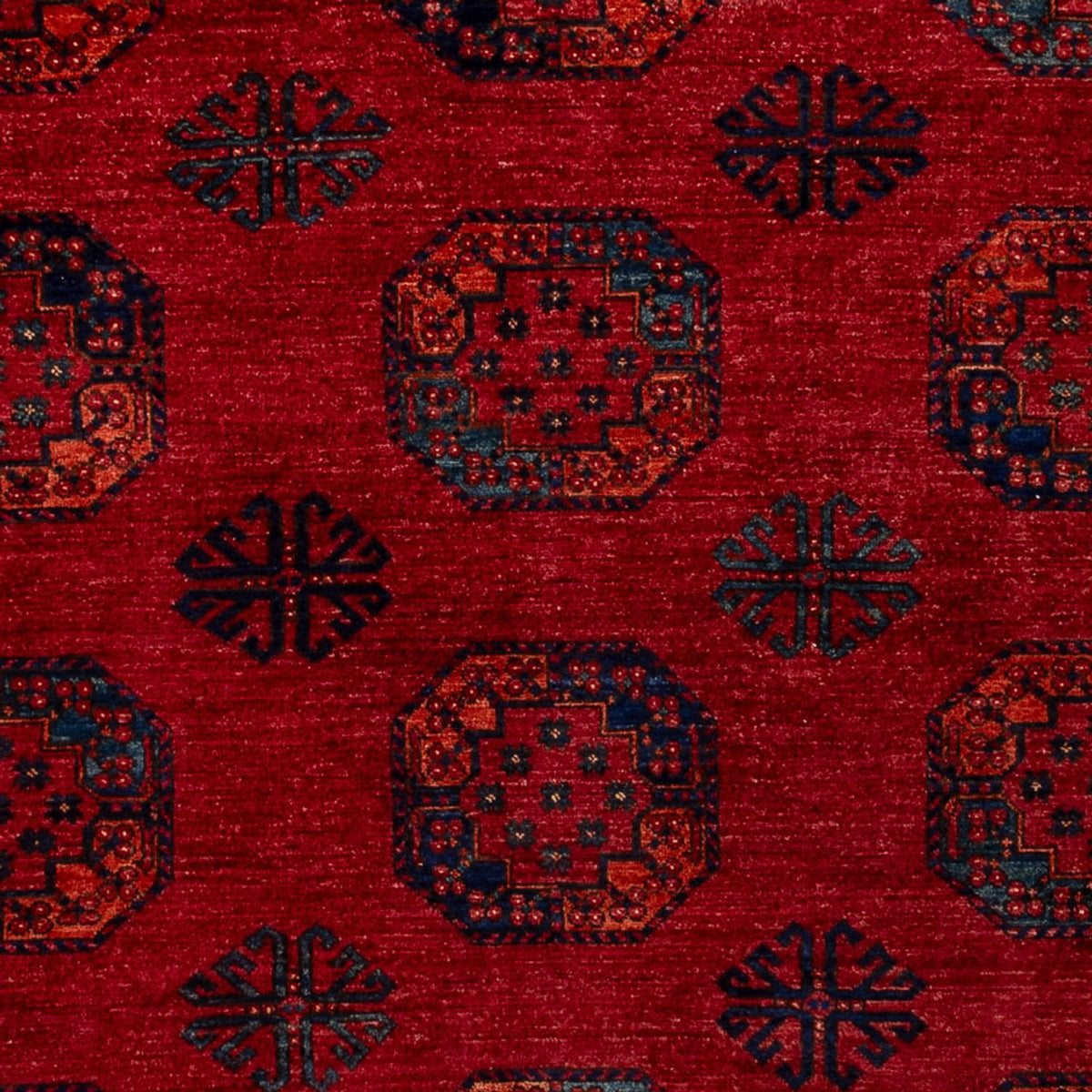 Afghan Teppich - 346 x 256 cm - rot