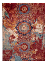 Designer Teppich - 340 x 253 cm - mehrfarbig