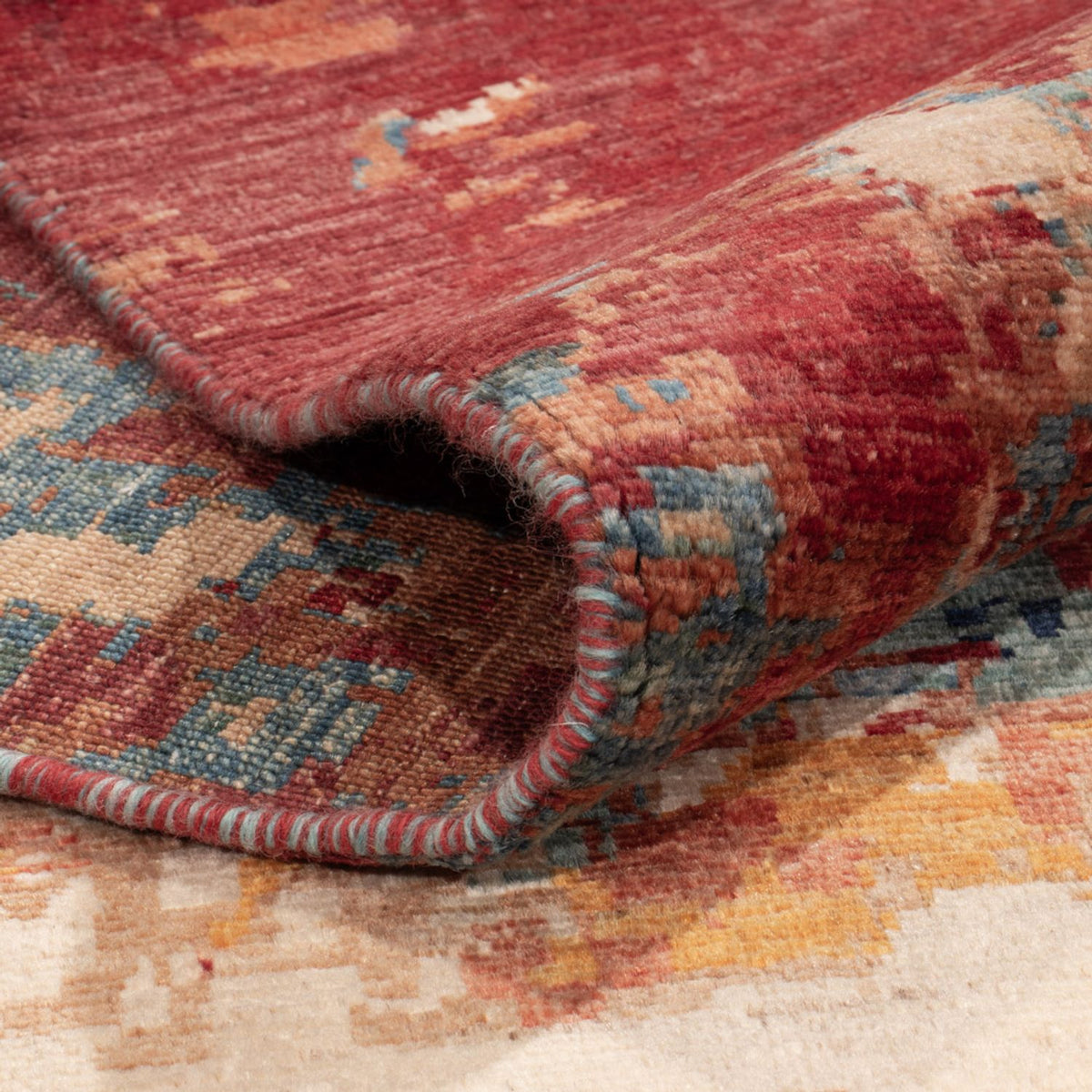 Designer Teppich - 340 x 253 cm - mehrfarbig