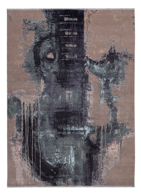 Designer Teppich - 354 x 256 cm - mehrfarbig