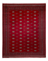 Afghan Teppich - Buchara - 364 x 283 cm - rot