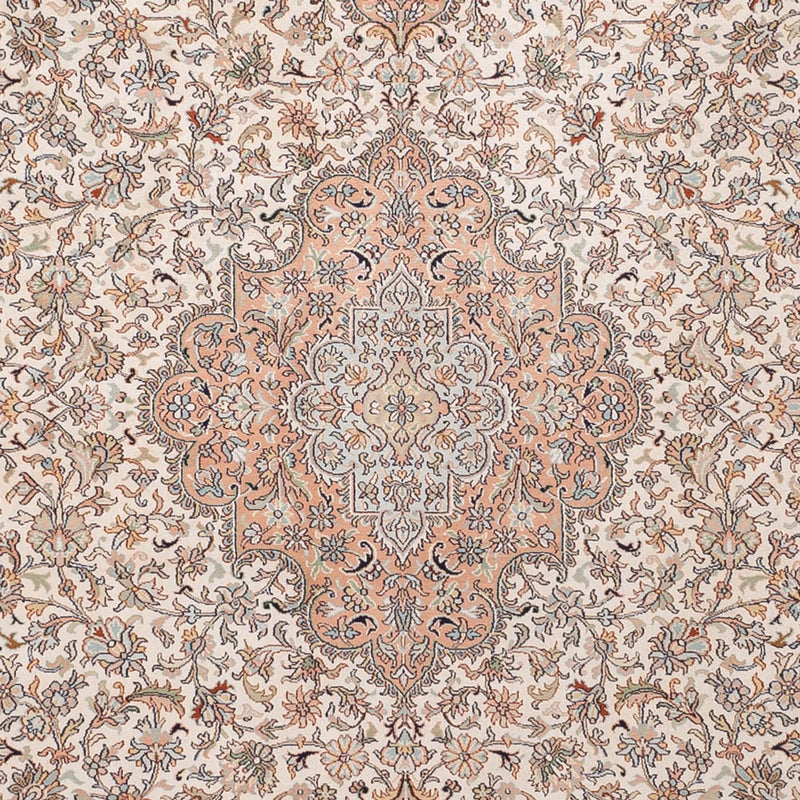 Seidenteppich - Kaschmir Seide - 329 x 244 cm - beige