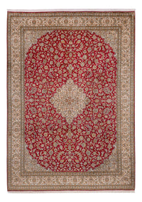 Seidenteppich - Kaschmir Seide - 339 x 244 cm - rot