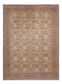 Seidenteppich - Kaschmir Seide - 330 x 246 cm - dunkelbeige