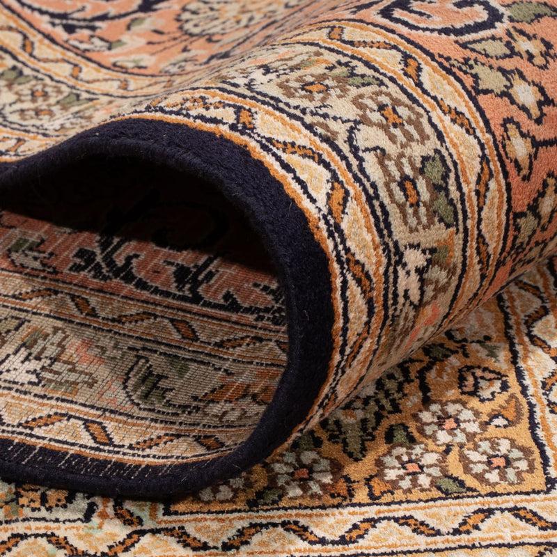 Seidenteppich - Kaschmir Seide - 330 x 246 cm - dunkelbeige