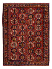 Kelim Teppich - Oriental - Soumak - 348 x 272 cm - dunkelrot