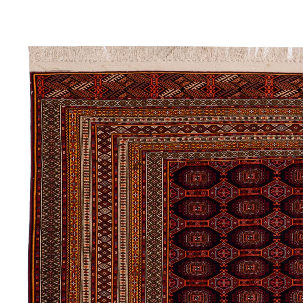 Afghan Teppich - 321 x 243 cm - dunkelrot