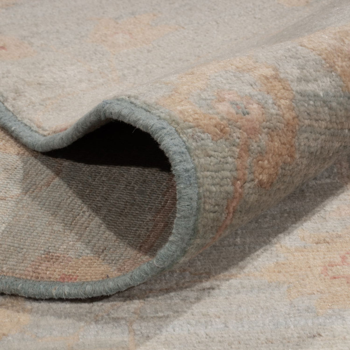 Ziegler Teppich - 402 x 306 cm - hellblau