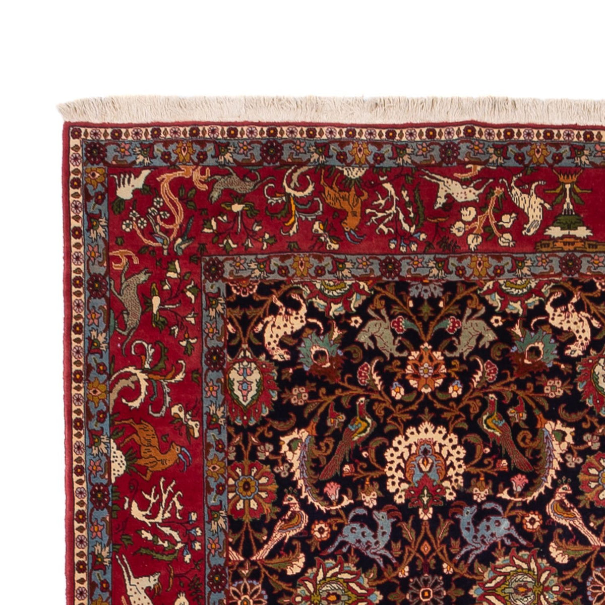 Perserteppich - Nomadic - 340 x 217 cm - dunkelbeige