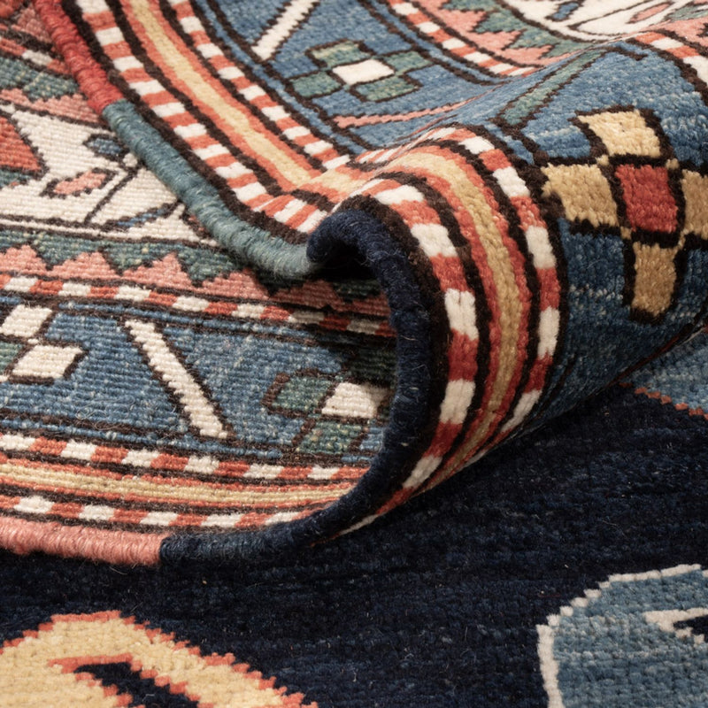 Ziegler Teppich - Kazak - 328 x 247 cm - dunkelblau