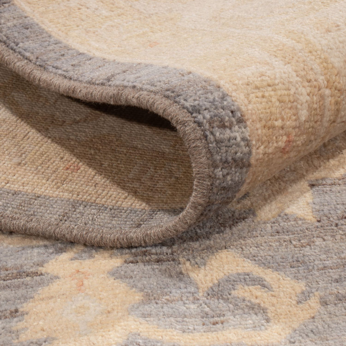 Ziegler Teppich - 247 x 173 cm - seeblau