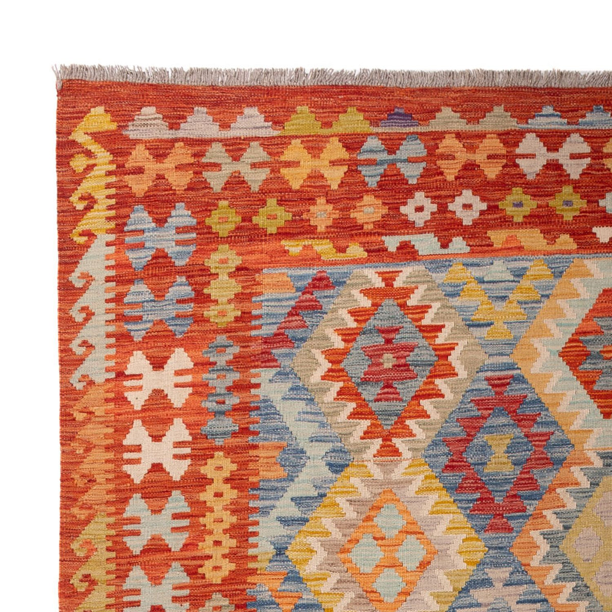 Kelim Teppich - Splash - 295 x 196 cm - mehrfarbig